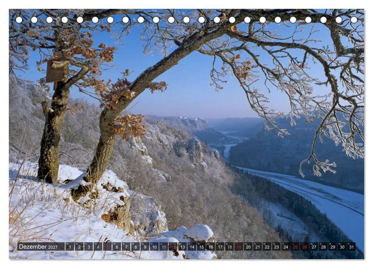 Produktbild: Kulturlandschaft Obere Donau (Tischkalender 2027 DIN A5 quer), CALVENDO Monatskalender