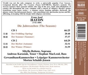 Produktbild: Schuldt-Jensen/Gewandhauschor: Jahreszeiten