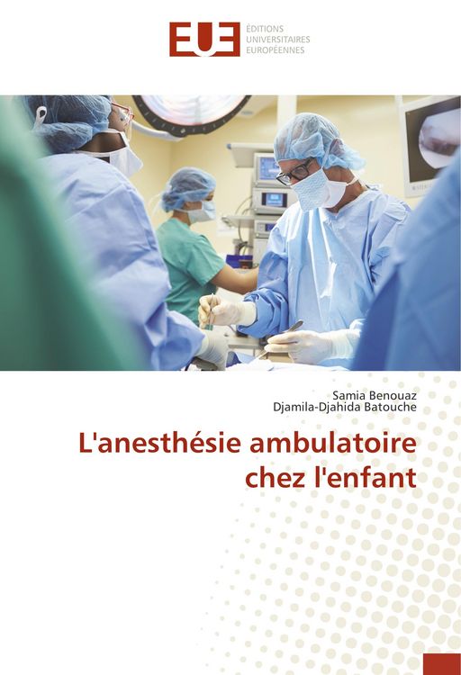 Produktbild: L'anesth&eacute;sie ambulatoire chez l'enfant