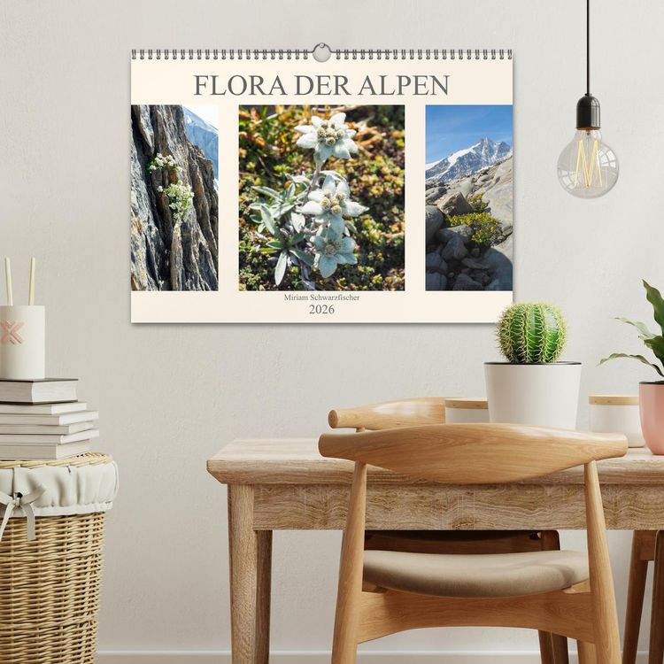 Produktbild: Flora der Alpen (Wandkalender 2026 DIN A3 quer), CALVENDO Monatskalender
