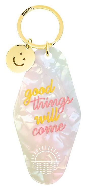 Produktbild: Smile Acryl Schl&uuml;sselanh&auml;nger Konfetti