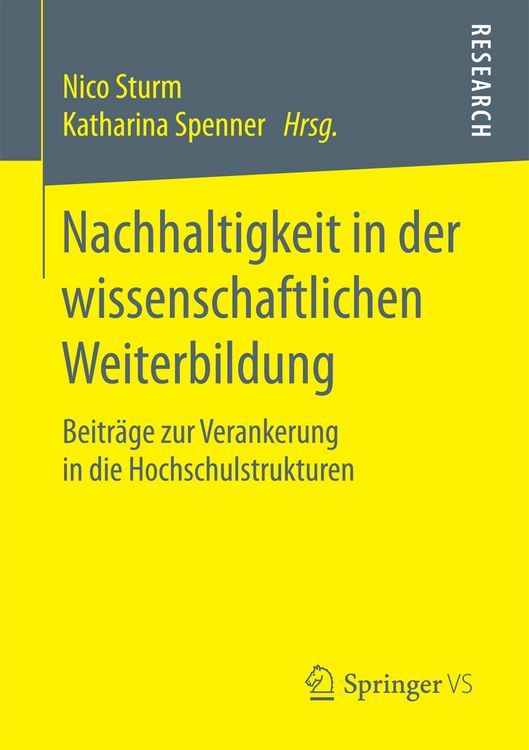 Produktbild: Nachhaltigkeit in der wissenschaftlichen Weiterbildung