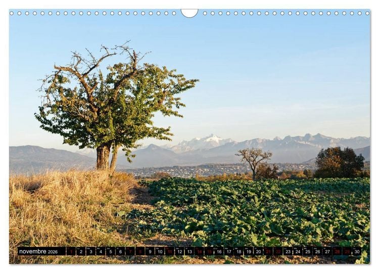 Produktbild: Au fil du temps... Du Jura aux Alpes (Calendrier mural 2026 DIN A3 vertical), CALVENDO calendrier mensuel