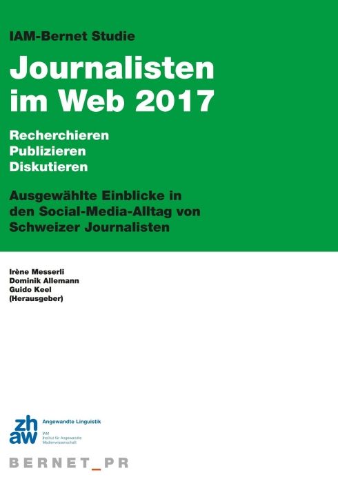 Produktbild: IAM-Bernet Studie Journalisten im Web 2017