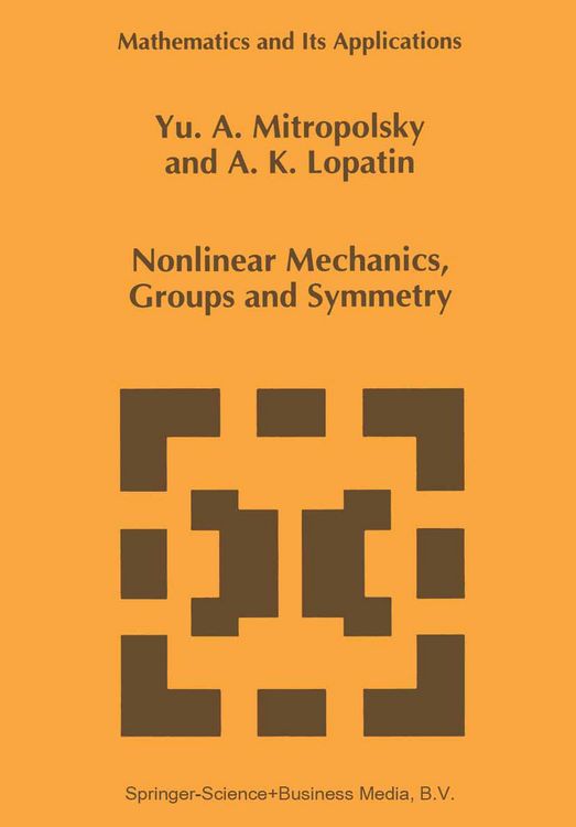 Produktbild: Nonlinear Mechanics, Groups and Symmetry