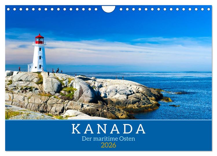 Produktbild: KANADA - Der maritime Osten (Wandkalender 2026 DIN A4 quer), CALVENDO Monatskalender