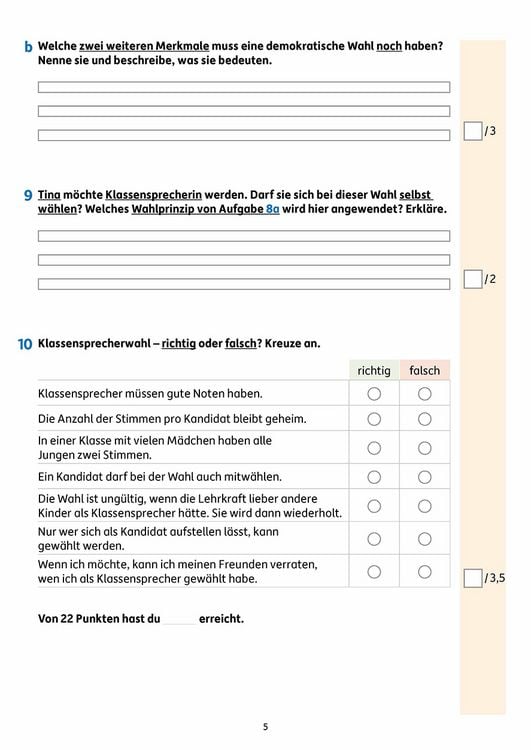 Produktbild: &Uuml;bungsheft mit Tests im Sachunterricht 3. Klasse