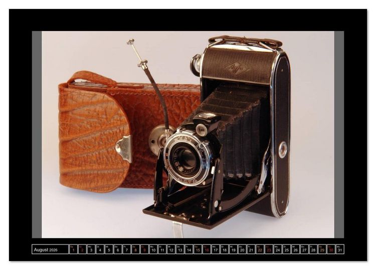 Produktbild: AGFA KAMERA OLDIES Klassische Kameras von 1926 - 1974 (Tischkalender 2026 DIN A5 quer), CALVENDO Monatskalender
