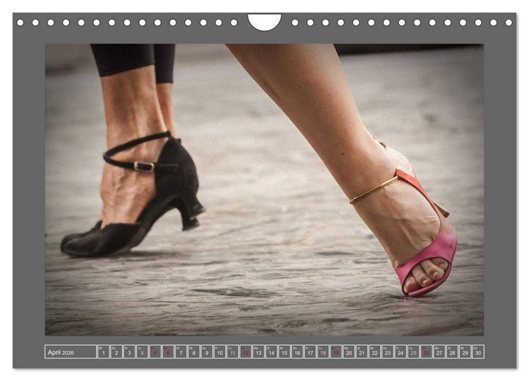 Produktbild: Tango feet (Wandkalender 2026 DIN A4 quer), CALVENDO Monatskalender