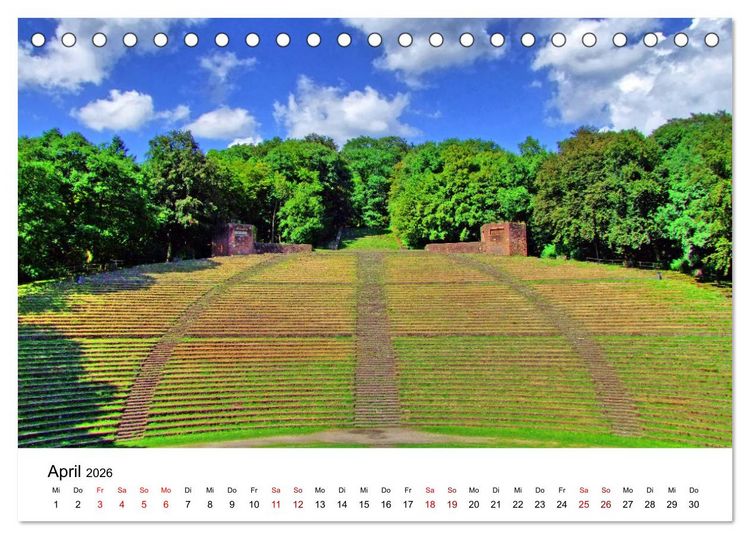 Produktbild: Heidelberg - Heiligenberg und Philosophenweg (Tischkalender 2026 DIN A5 quer), CALVENDO Monatskalender