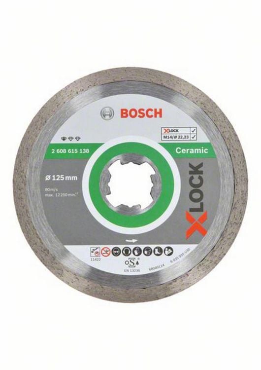 Produktbild: Bosch Accessories 2608615138 Diamanttrennscheibe Durchmesser 125 mm 1 St.