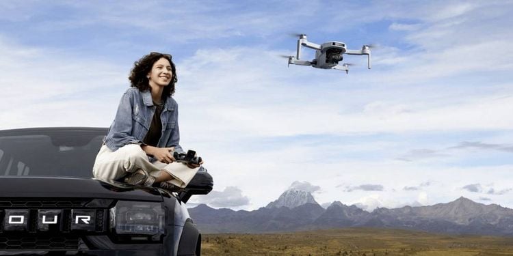 Produktbild: Potensic ATOM 2 Fly More Combo Quadrocopter RtF Kameraflug, GPS-Funktion Grau