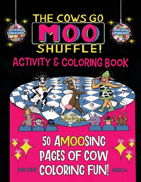 Produktbild: The Cows Go Moo Shuffle! Activity & Coloring Book