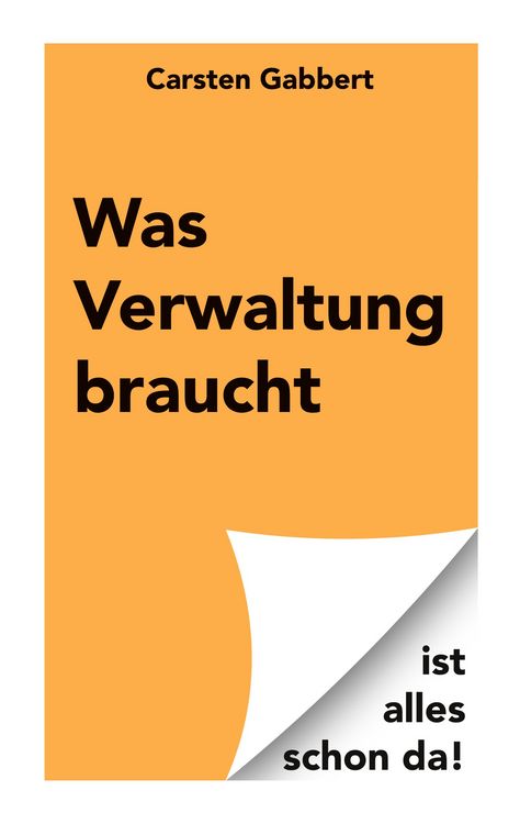 Produktbild: Was Verwaltung braucht