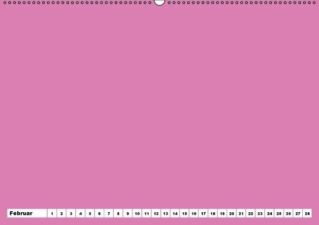 Produktbild: Bunter Bastelkalender f&uuml;r M&auml;dchen (Wandkalender immerw&auml;hrend DIN A2 quer)