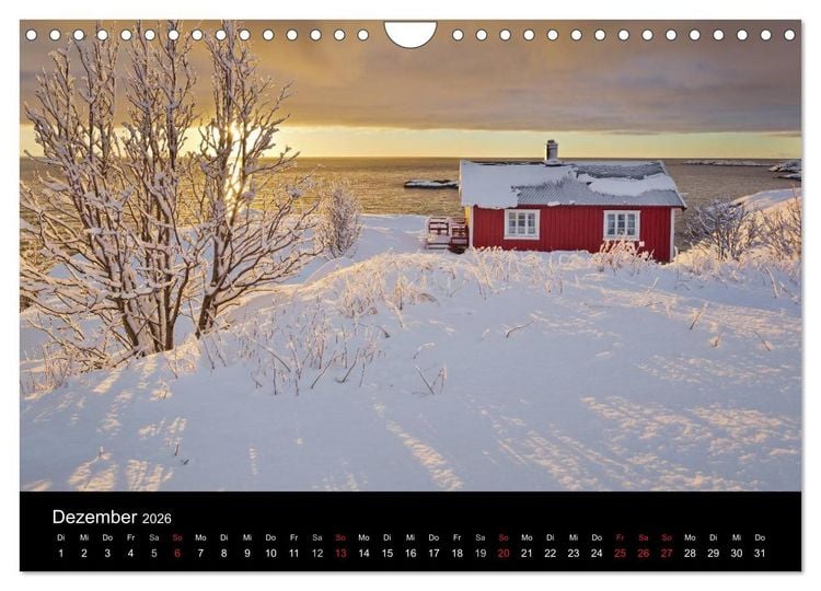 Produktbild: Landschaft im Licht (Wandkalender 2026 DIN A4 quer), CALVENDO Monatskalender