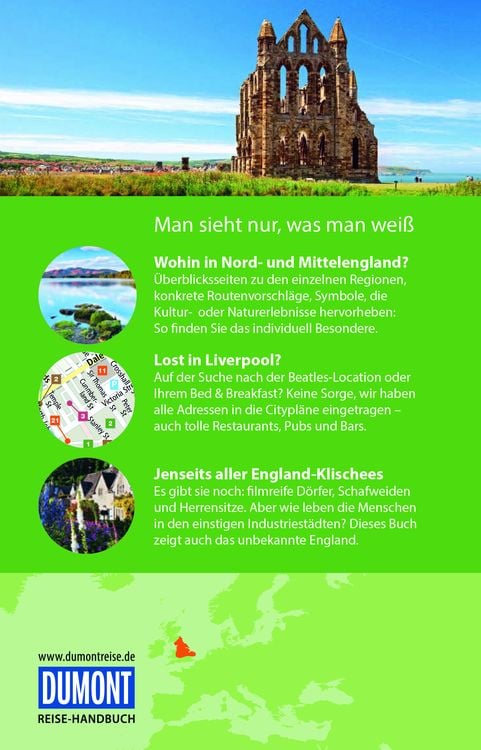 Produktbild: DUMONT Reise-Handbuch Reisef&uuml;hrer Nord-und Mittelengland