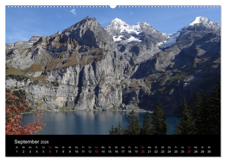 Produktbild: Berner Oberland (Wandkalender 2026 DIN A2 quer), CALVENDO Monatskalender