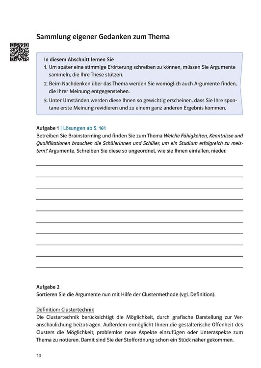 Produktbild: Klett Klausur-Training - Deutsch Er&ouml;rterung