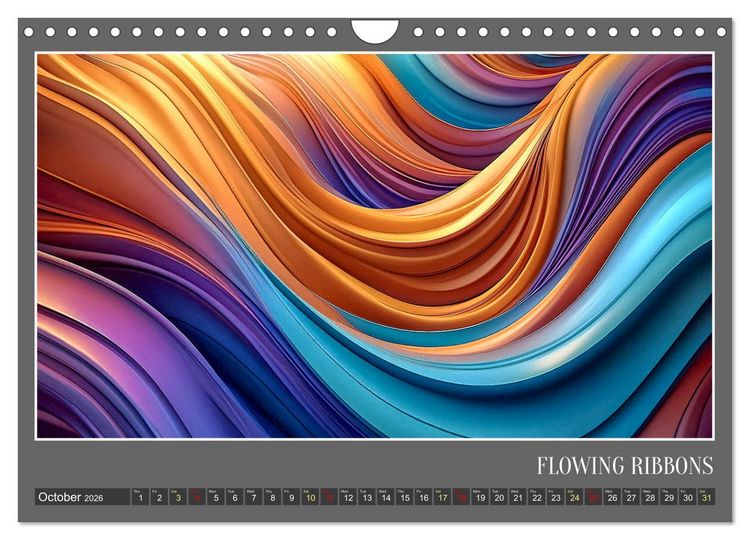 Produktbild: Fantasy in shape and color (Wall Calendar 2026 DIN A4 landscape), CALVENDO 12 Month Wall Calendar