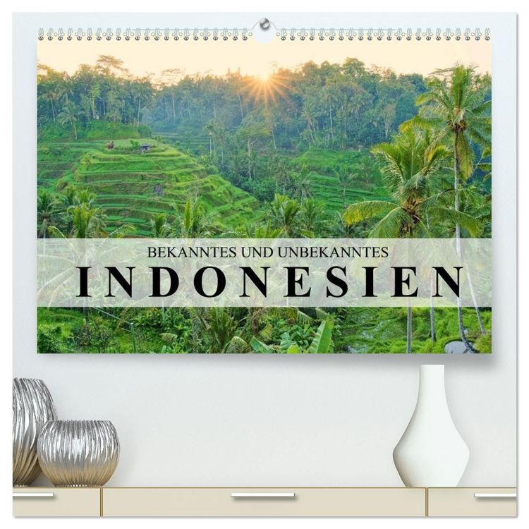 Produktbild: Bekanntes und Unbekanntes Indonesien (hochwertiger Premium Wandkalender 2027 DIN A2 quer), Kunstdruck in Hochglanz