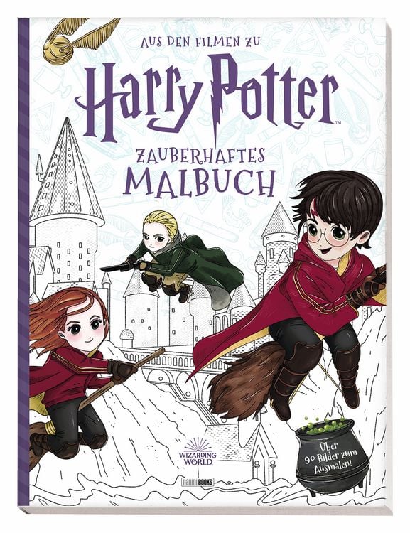 Produktbild: Aus den Filmen zu Harry Potter: Zauberhaftes Malbuch