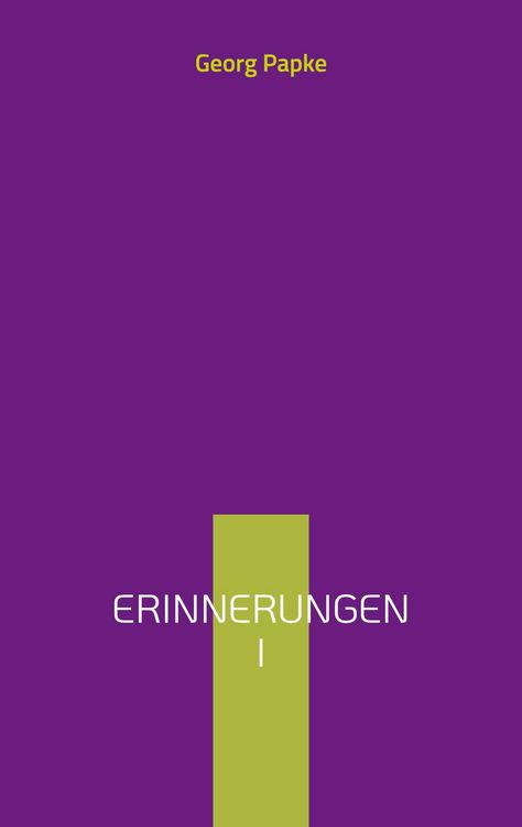 Produktbild: Erinnerungen I