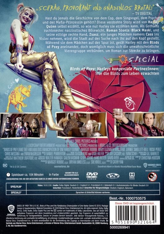 Produktbild: Birds of Prey - The Emancipation of Harley Quinn