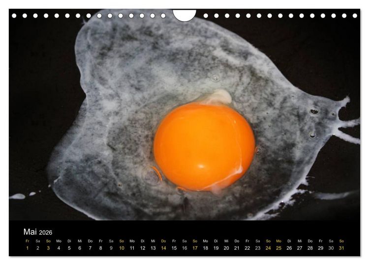 Produktbild: ei.ei.ei &ndash; Fotografische Gedanken zum Ei (Wandkalender 2026 DIN A4 quer), CALVENDO Monatskalender