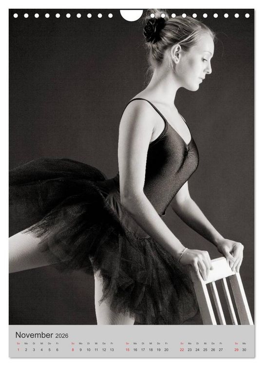 Produktbild: Ballerina (Wandkalender 2026 DIN A4 hoch), CALVENDO Monatskalender