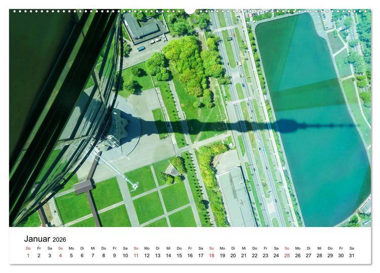 Produktbild: Moskau City (hochwertiger Premium Wandkalender 2026 DIN A2 quer), Kunstdruck in Hochglanz