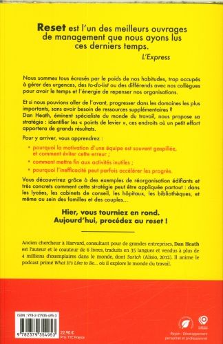 Produktbild: Reset : de petits efforts pour de grands r&eacute;sultats