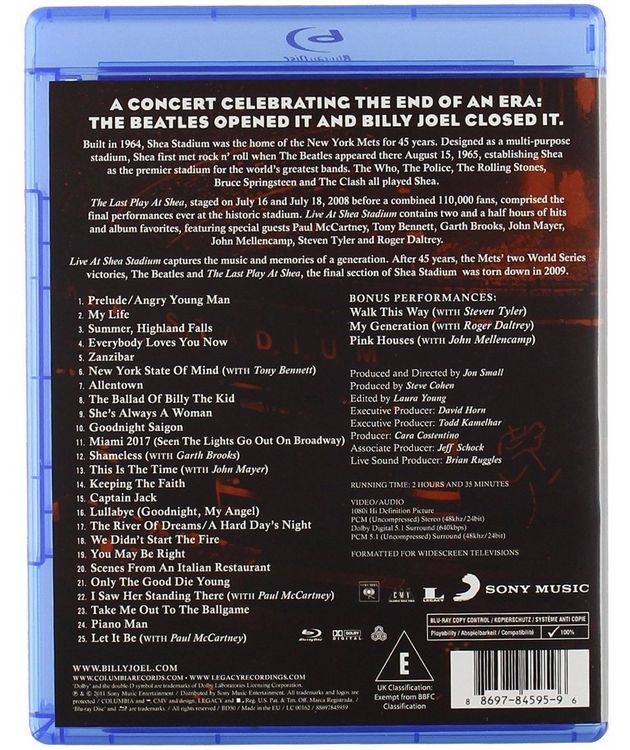 Produktbild: Billy Joel - The Last Play at Shea