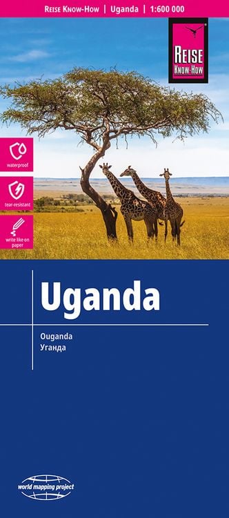 Produktbild: Reise Know-How Landkarte Uganda (1:600.000)