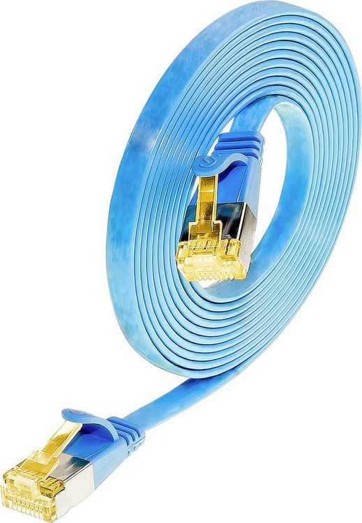 Produktbild: Wirewin 9120042365354 RJ45 Patchkabel CAT 6a U/FTP 2.00m Blau 1St.