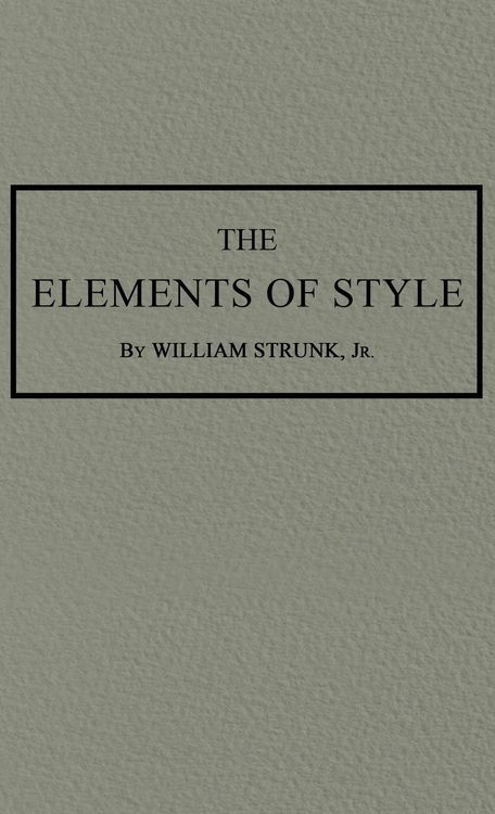Produktbild: The Elements of Style