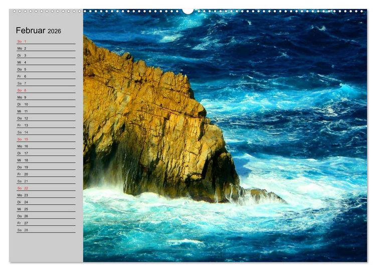 Produktbild: Schottland. Herbe Natursch&ouml;nheit (hochwertiger Premium Wandkalender 2026 DIN A2 quer), Kunstdruck in Hochglanz