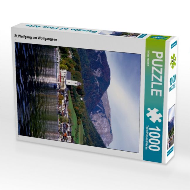 Produktbild: CALVENDO Puzzle St.Wolfgang am Wolfgangsee | 1000 Teile Lege-Gr&ouml;&szlig;e 64x48cm Foto-Puzzle f&uuml;r gl&uuml;ckliche Stunden