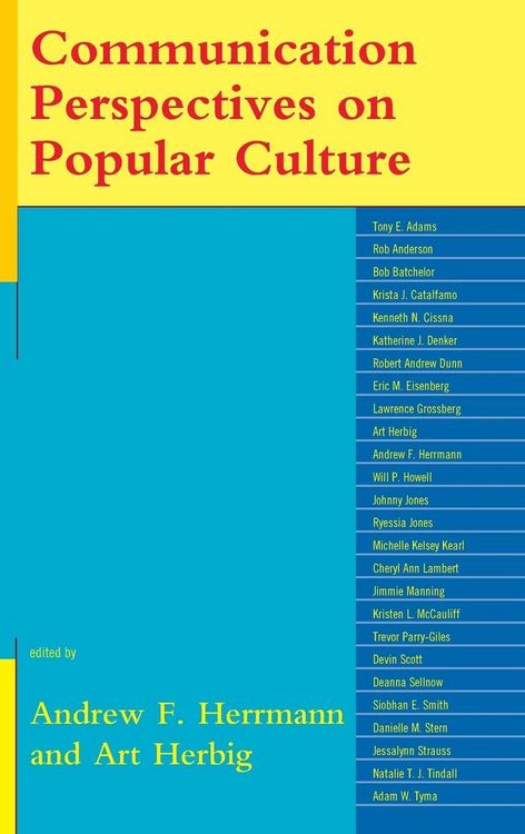 Produktbild: Communication Perspectives on Popular Culture