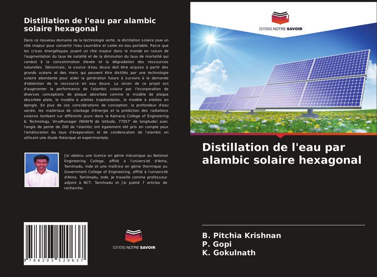 Produktbild: Distillation de l'eau par alambic solaire hexagonal