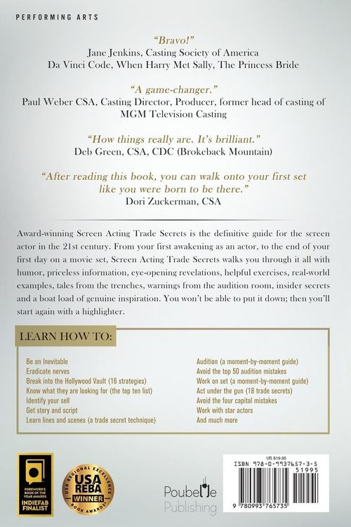 Produktbild: Screen Acting Trade Secrets