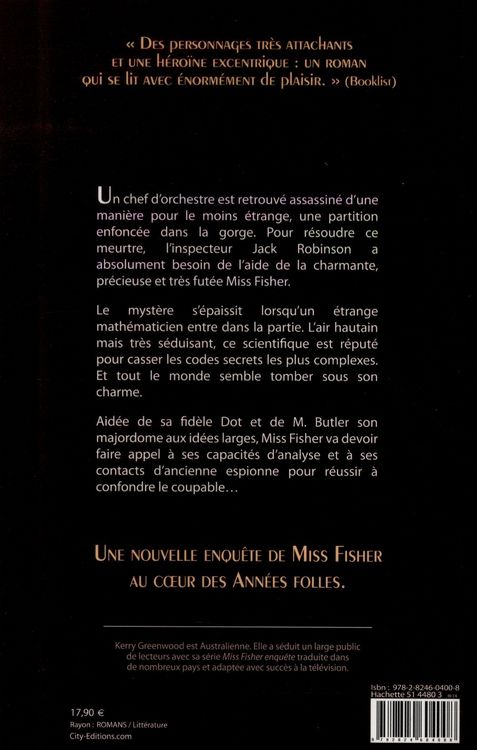 Produktbild: Miss Fisher enqu&ecirc;te. Meurtre en musique