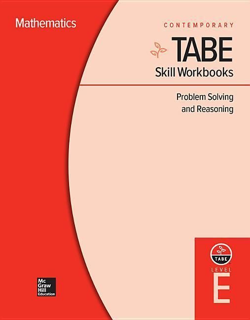 Produktbild: Tabe Skill Workbooks Level E: Problem Solving and Reasoning (10 Copies)
