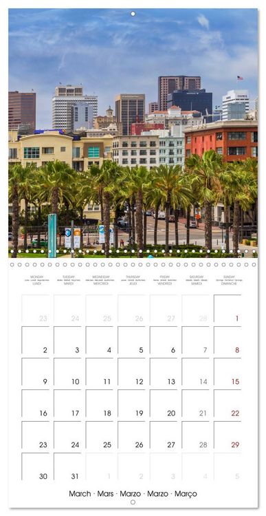 Produktbild: SAN DIEGO Coastal city with flair (Wall Calendar 2026 12 &times; 12 Inch) CALVENDO 12 Month Wall Calendar