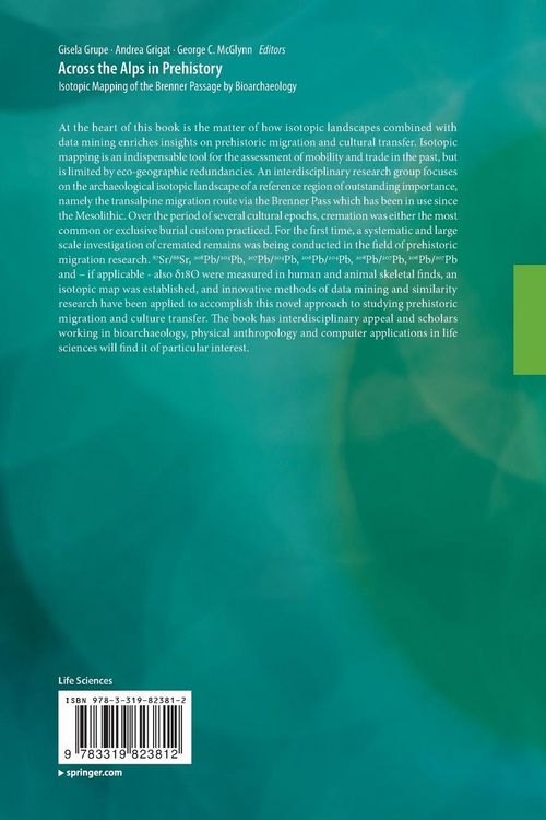 Produktbild: Across the Alps in Prehistory