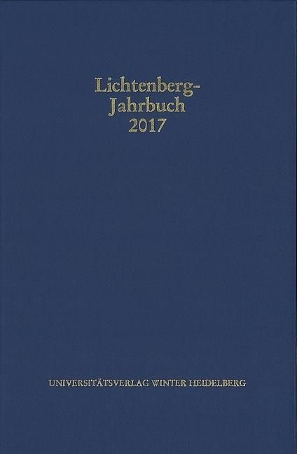 Produktbild: Lichtenberg-Jahrbuch 2017