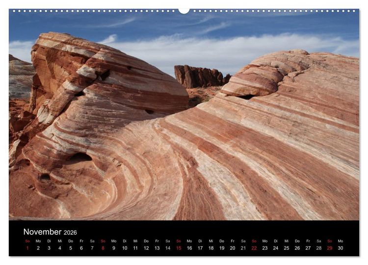 Produktbild: Kalifornien 2026 (Wandkalender 2026 DIN A2 quer), CALVENDO Monatskalender
