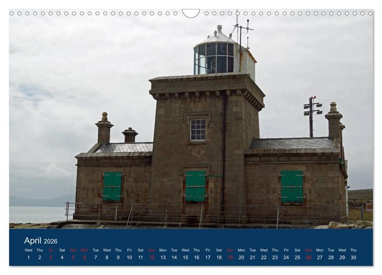 Produktbild: Irish Lighthouses - Beacons along Ireland's wild coast (Wall Calendar 2026 DIN A3 landscape), CALVENDO 12 Month Wall Calendar
