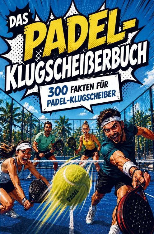 Produktbild: Das Padel-Klugschei&szlig;erbuch | 300 Fakten unn&uuml;tzes Wissen f&uuml;r Padel-Klugschei&szlig;er