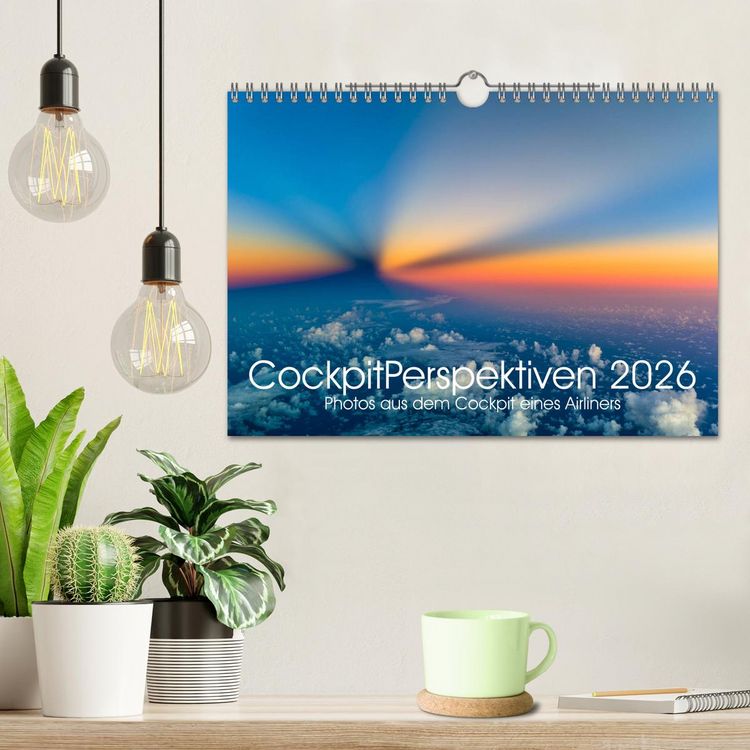 Produktbild: CockpitPerspektiven 2026 (Wandkalender 2026 DIN A4 quer), CALVENDO Monatskalender